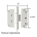 Marvin Elevate 300 Series Adjustable door hinge 3-5/8 x 4, Left Hand