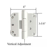 Marvin Elevate 300 Series Adjustable door hinge 3-5/8 x 4, Right Hand