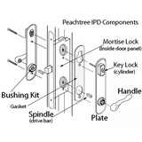 Auxiliary Locking Module Drive Bar / Rod, Ipd 8-0 Door - Top