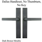 HOPPE MULTIPOINT LOCK HANDLESET -  NO KEY NO THUMBTURN, M1643 / 2161N SET - DALLAS DUMMY PAIRS