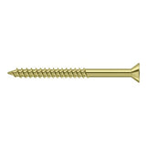 Wood Screw, Steel, #10 x 2-1/2"