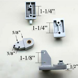 Store Front Commercial Doors Pivot Hinge Amarlite - Left Hand - Aluminum