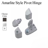 Store Front Commercial Doors Pivot Hinge Amarlite - Left Hand - Aluminum