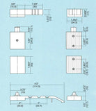 Store Front Commercial Doors Pivot Hinge Aldora - 380010