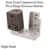 Store Front Commercial Door Pivot Hinge, Kawneer Top and Bottom, Right Hand - Choose Color