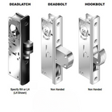 Hookbolt Lock, 1-1/8 Inch Backset - No Face Plate - 380053