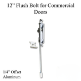Flush Bolt 12 Inch, 1/4bs Commercial Doors Hardware - 380212