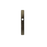 HOPPE ALUMINUM EXTERIOR BACKPLATE 2246 FOR INACTIVE HANDLESETS - CHESTNUT
