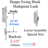 16mm Active Swing Hook, 60/92 Hook @ 25.70", handle height @ 41.11"