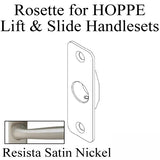 Removable Rosette for HOPPE Lift and Slide Door Systems - Satin Nickel