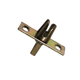 FORK CONNECTOR WITH PLATE FOR DOUBLE FRENCH CASEMENT WINDOW - 3/4" SHAFT