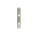 HOPPE DALLAS EXTERIOR BACKPLATE M2161N FOR ACTIVE HANDLESETS - SATIN NICKEL