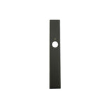 HOPPE DALLAS EXTERIOR BACKPLATE M2161N FOR INACTIVE HANDLESETS - MATTE BLACK