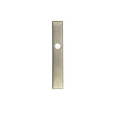 HOPPE DALLAS EXTERIOR BACKPLATE M2161N FOR INACTIVE HANDLESETS - SATIN NICKEL