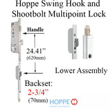 16mm Hoppe Active 70/92 Shootbolt + Swing Hook @ 24.41"