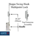 16MM TOP EXTENSION DOORS 78.54-79.25” SWING HOOK @ 35.43"