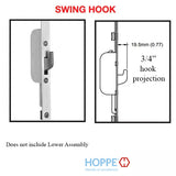 16mm Top Extension Swing Hook @ 19.69" &amp; 35.43"