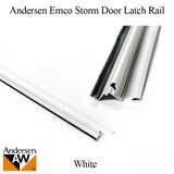 Andersen Emco Storm Door Latch Rail, White