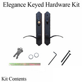 Ashland Elegance 10" Arch Keyed Active Hardware - 395004