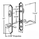 Expressions 12 Inch Arch Active Keyed Hardware - 395007