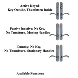 Expressions 12 Inch Arch Active Keyed Hardware - 395007
