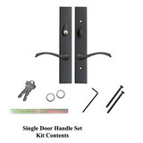 Expressions 12 Inch Square Non-Handed Active Keyed Hardware - 395009