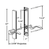 Expressions 12" Square Passive / Dummy Handle Set - 395010