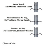 Forgings 10 Inch Round Top Handle Set Active Door Non-Keyed- 395018