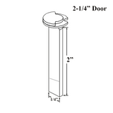 Ashland Tail Piece Assembly For 1-3/4 Or 2-1/4" Thick Door