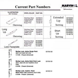 Marvin Jamb Strike Plate, Active Panel