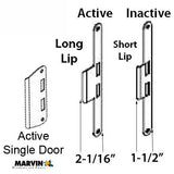 Marvin Strike Plate, Active Panel, Extended Lip - Choose Color