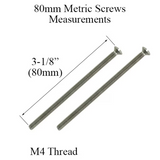 Screw, Metric - M4 x 80mm (3-1/8")