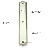 Neuma Passage Handle Set for Hinged Patio Doors No Key No Thumb Turn
