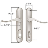 Active Handle Set 400b Right Hand Cambridge Multipoint Lock Trim, Oil Rubbed Bronze - 395112