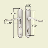 Passive Marvin Integrity Cambridge Hinged Door Hardware LH - White