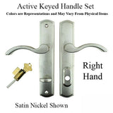 Active Handle set 100 Series Lever, C Plate, Right Hand - Choose Color