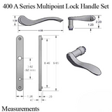 Amesbury 400 A Series Active Handle Set Left Hand - 395172