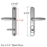 800A Series ADA Compliant Handle, Keyed Active - 395180ADA