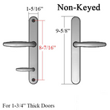 800A Series ADA Compliant Handle, Non-Keyed Active - 395181ADA - Black