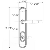 Amesbury 800B Series ADA ACTIVE Keyed, Radius Top - 395184ADA