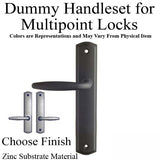 Dummy Handle Set 800C - for Multipoint Locks - Zinc Material - Choose Finish