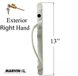 Elevate series, Sliding French Door Handle, Exterior Active Keyed, RH