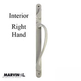 Elevate series, Sliding French Door handle, Interior Active Thumbturn, RH