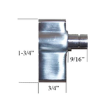 Thumb Turn, Deadbolt, Emtek - Satin Chrome