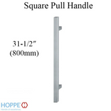 HOPPE BAR-SHAPED SQUARE PULL HANDLE, 31-1/2