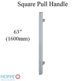 Hoppe Bar-Shaped Square Pull Handle, 63