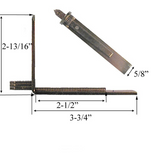 Corner Drive Shootbolt Extension 16mm Face - Yellow Dichromate