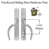 Fontana Keyed Entry, Winkhaus 1.75 Sliding Door Hardware Trim