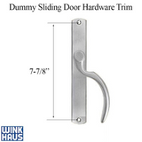 Fontana Inactive / Dummy 1.75 Sliding Door Hardware Trim