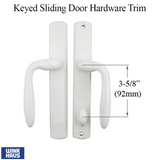 Botticelli Keyed Entry, 1-3/4" Sliding Door Handle
